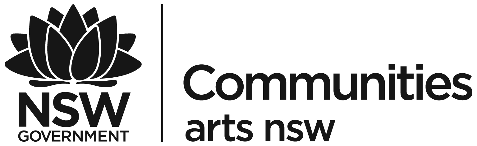 Communities Arts NSW logo