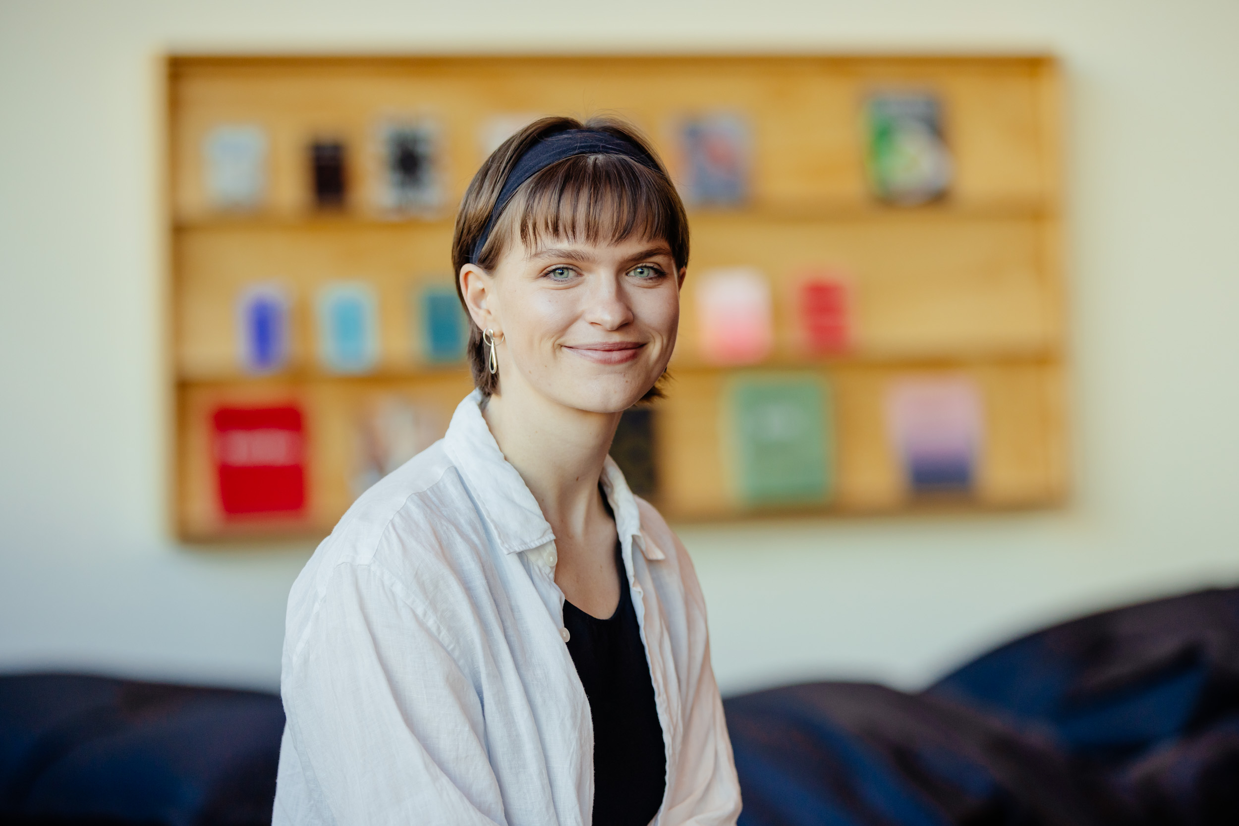 Intern looking at camera and smiling