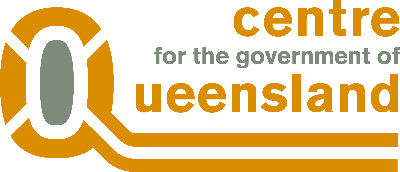 Centre for the government of Queensland logo