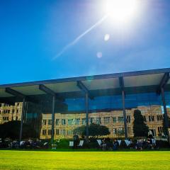 Art Museum exterior on a sunny day