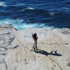 Film still from an artwork by Amrita Hepi