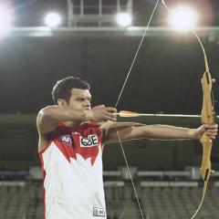 Shaun Gladwell The archer (after Chuang Tzu) 2014 Single-channel HD video, 16:9 ratio, colour, sound 10:47 minutes Courtesy of the artist and Anna Schwartz Gallery